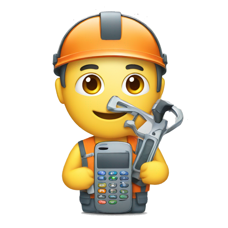 cell phone maintenance emoji