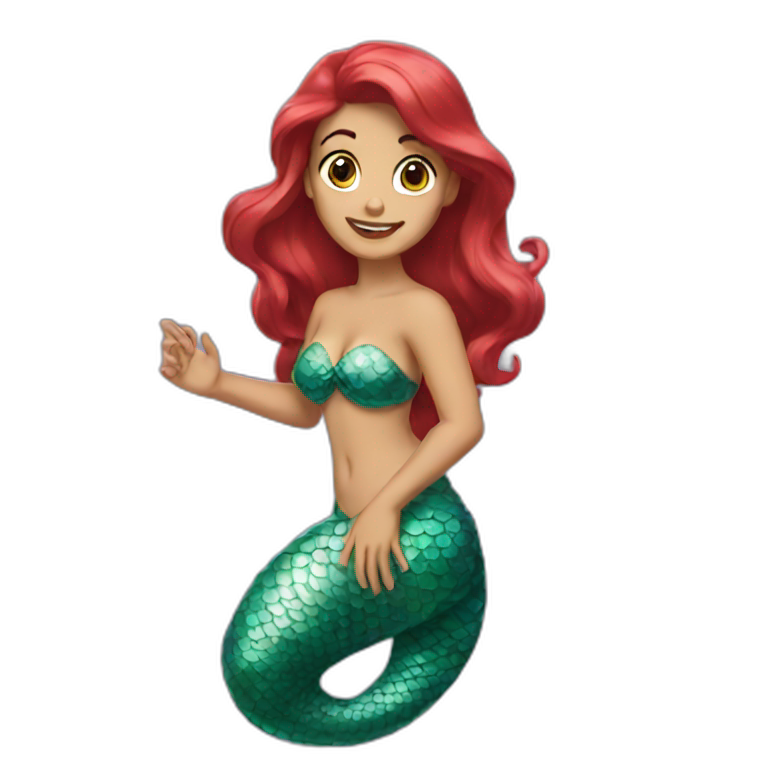 Ariel-mermaid emoji