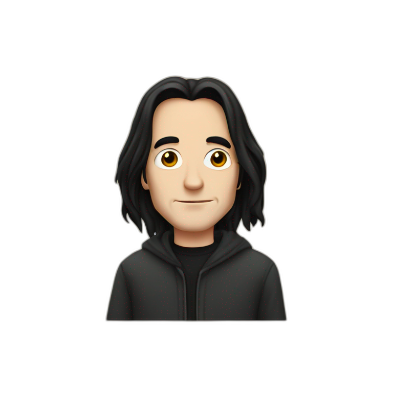 Severus Snape wears a sweatshirt written "Sude" emoji