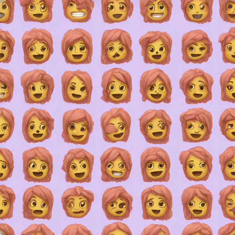 Blushing emoji