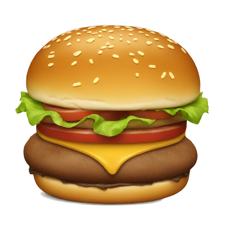 Texas burger  emoji