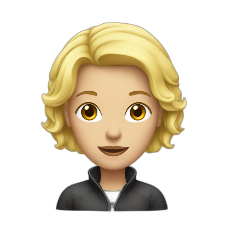 Blond woman emoji