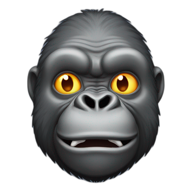 gorilla with hurt emoji