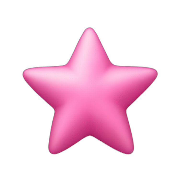 pink money star emoji