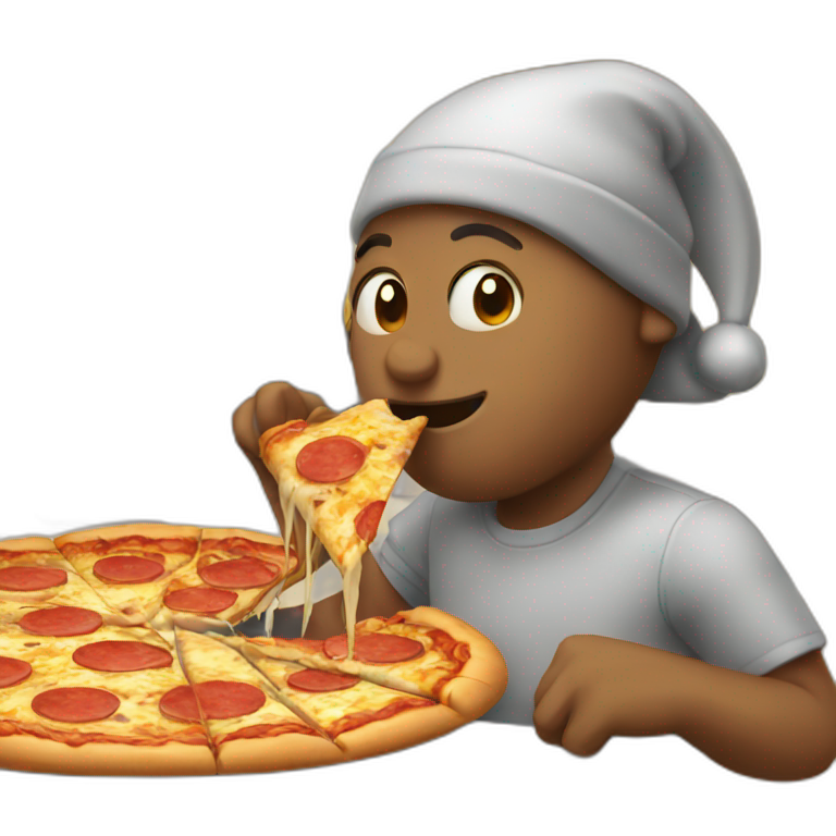 EATING PIZZA emoji