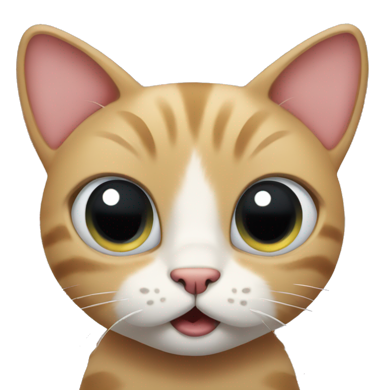 cat with big pleading eyes emoji
