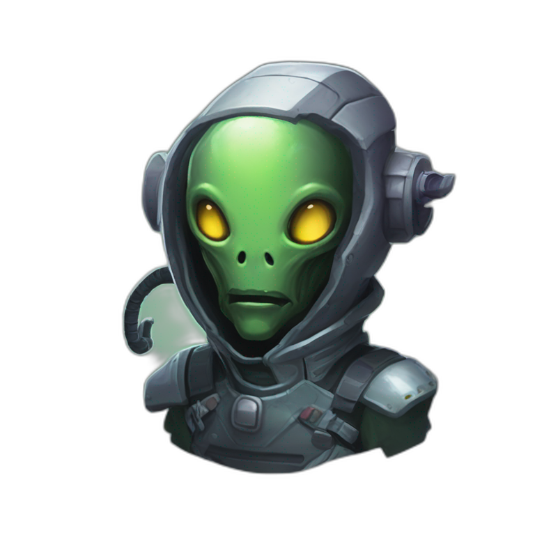 alien mechanic scifi roguelike rpg style inspired by slay thee spire emoji