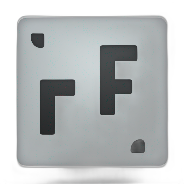 letter F computer keyboard key emoji
