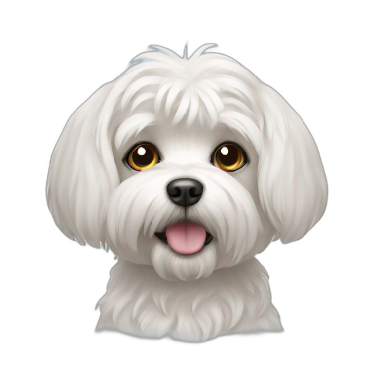 Dog Maltese emoji