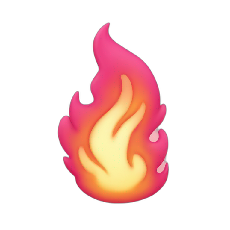 pink fire emoji