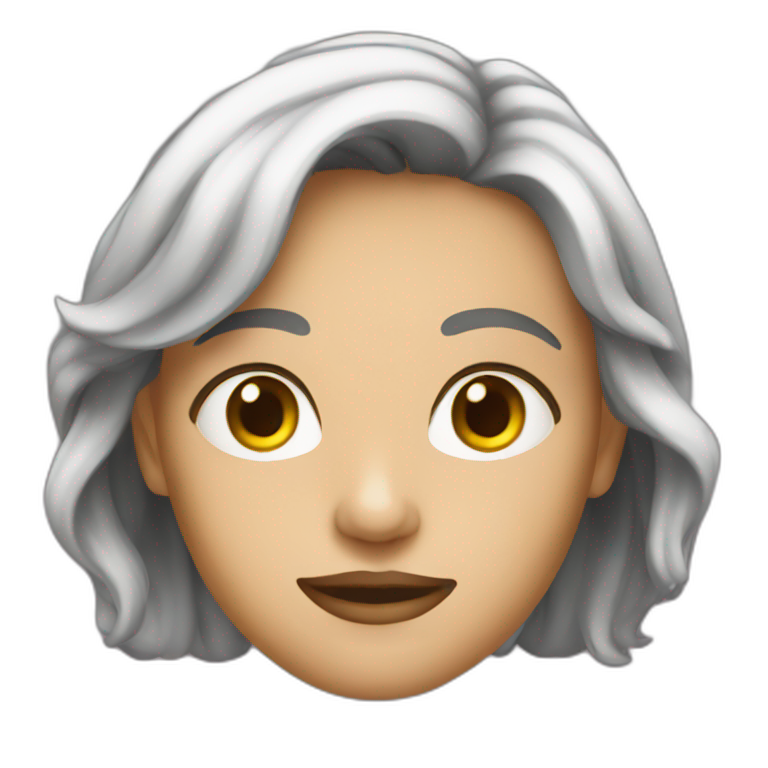 une femme emoji