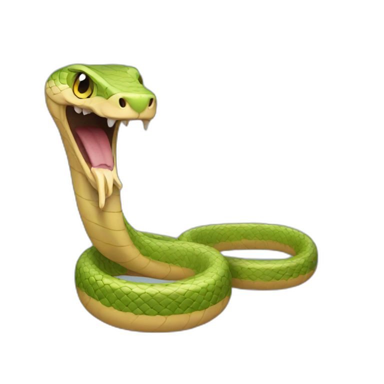 snake eating tail emoji