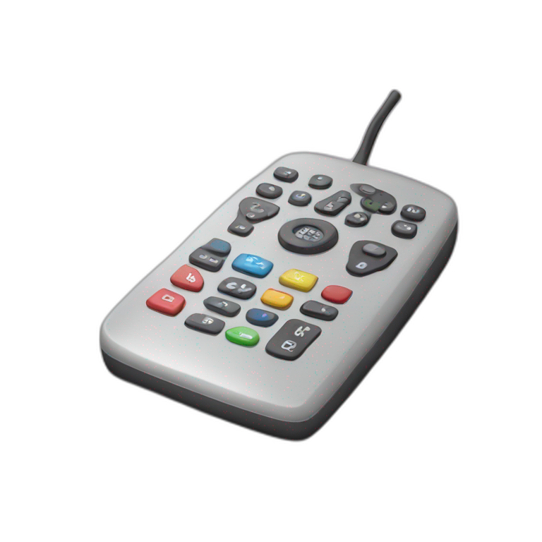 tv remote emoji