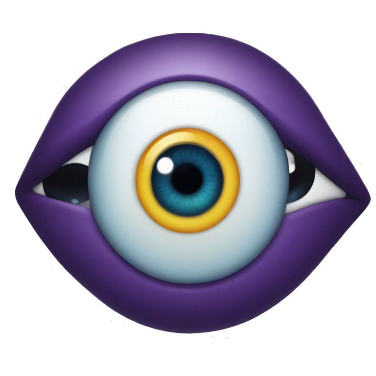 Evil eye with ca emoji