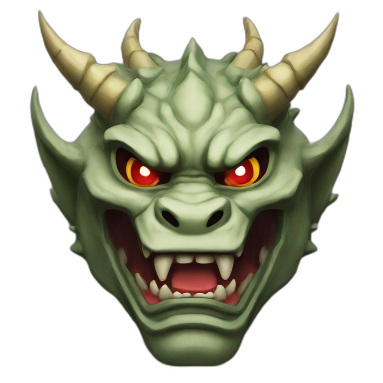 oni tenebre dragon japanese mask angry emoji