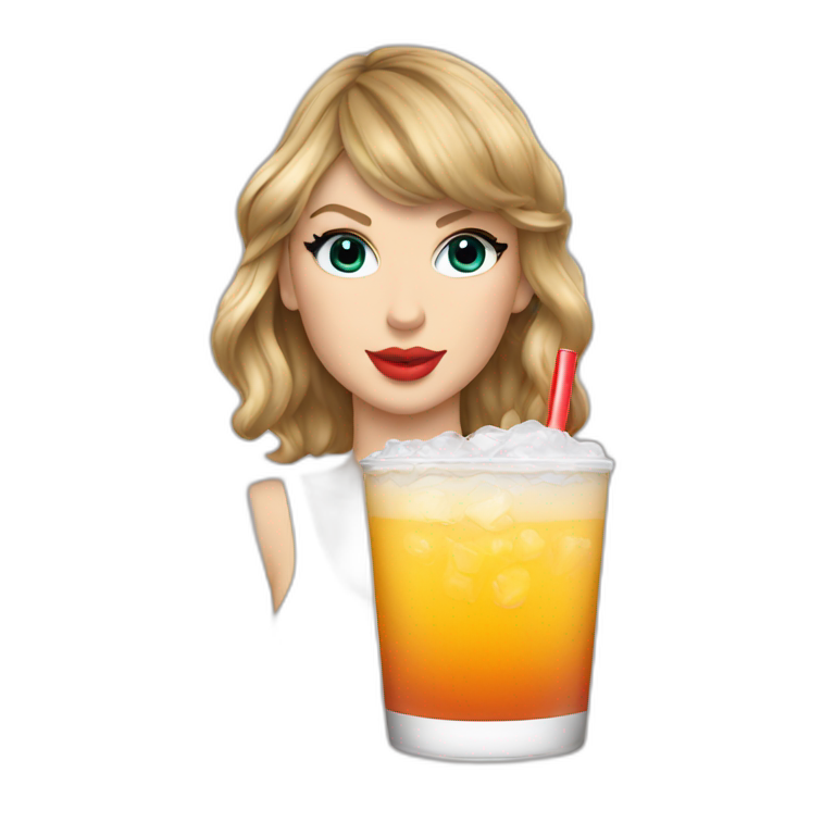 Taylor swift drink emoji