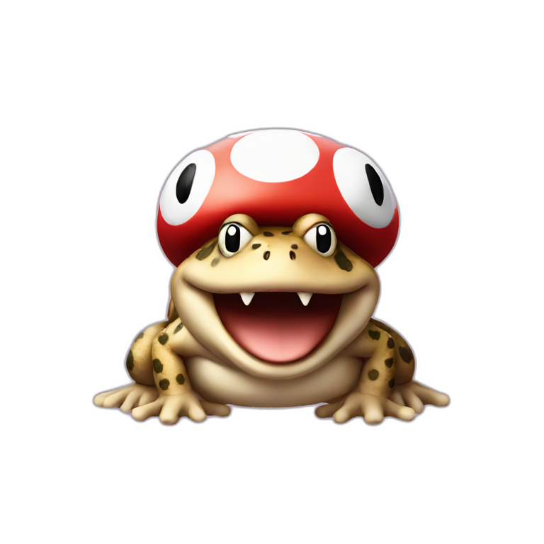 super mario Toad emoji