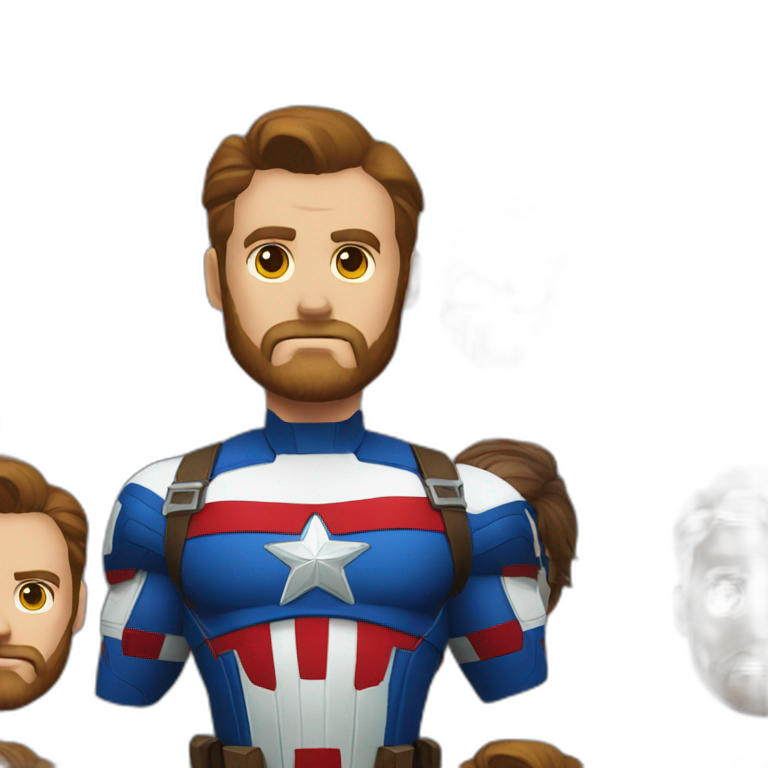 captain america 4k emoji
