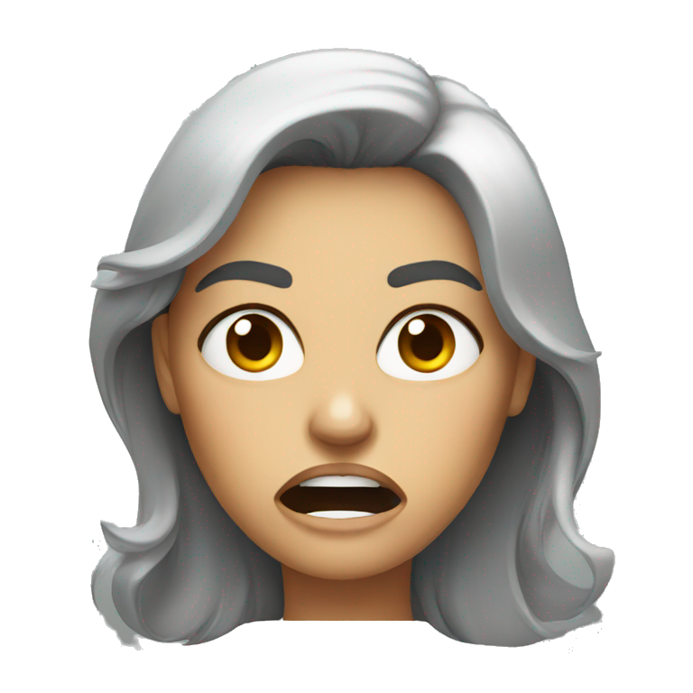 Angry woman emoji