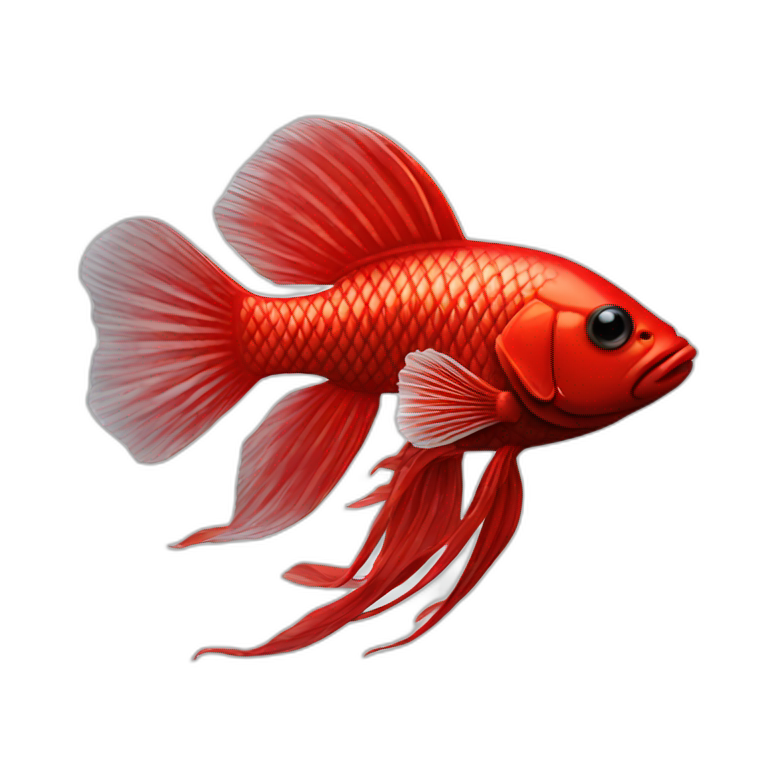 fighting Fish red emoji