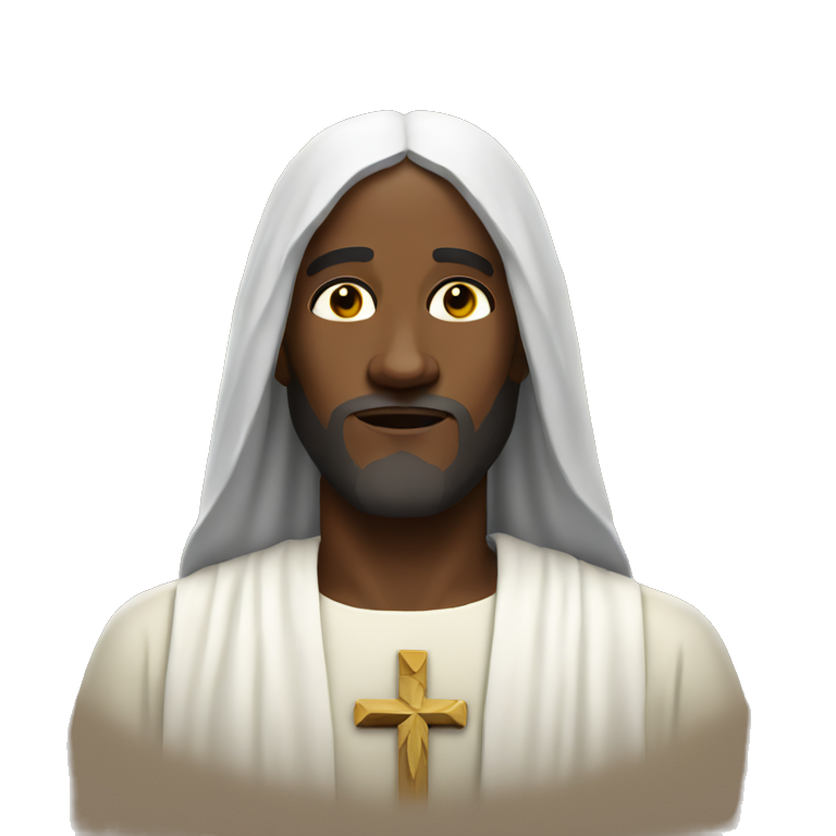 Black Jesus emoji