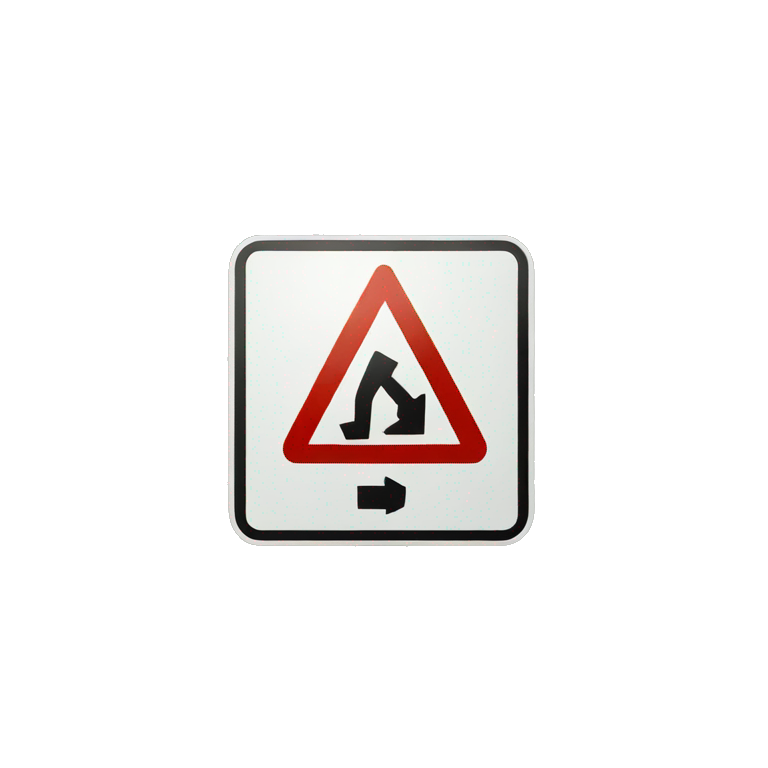 Wrong way road sign  emoji