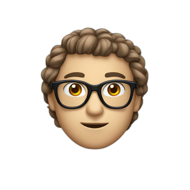 Castor avec lunettes  emoji