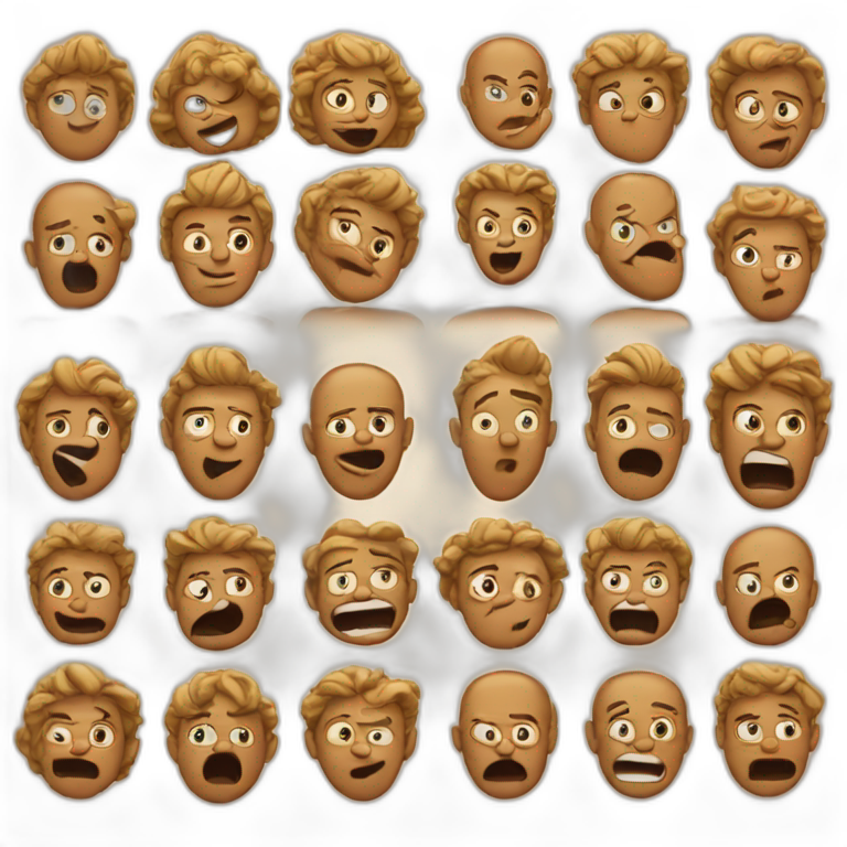 funny faces emoji