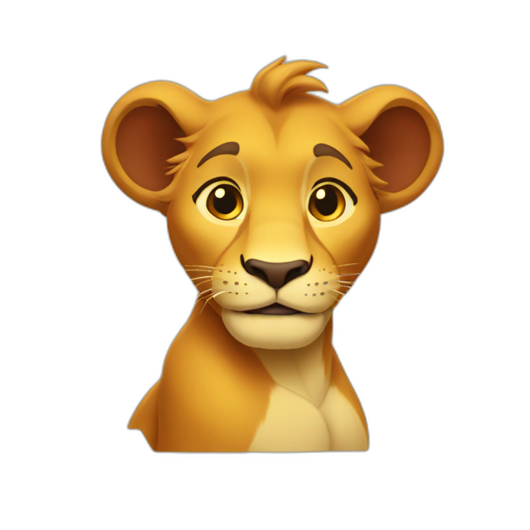 Simba iOS style emoji