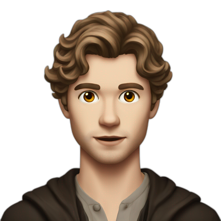 Klaus mikaelson brown hair realistic detailed emoji