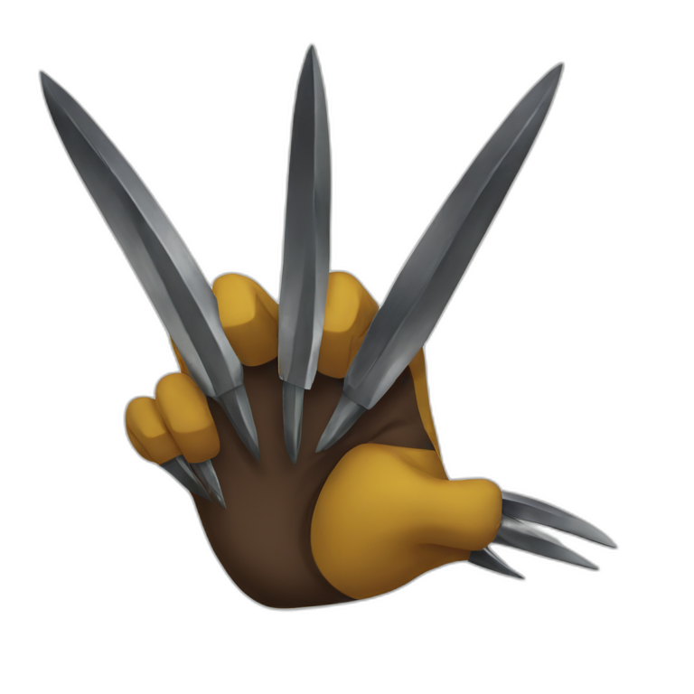 wolverine claws emoji