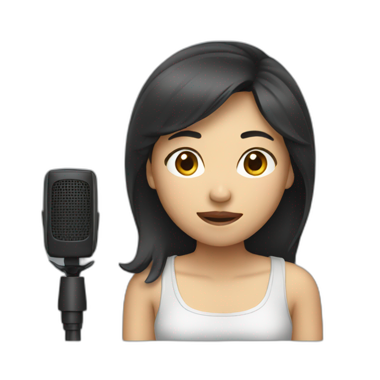 asian female recording video emoji