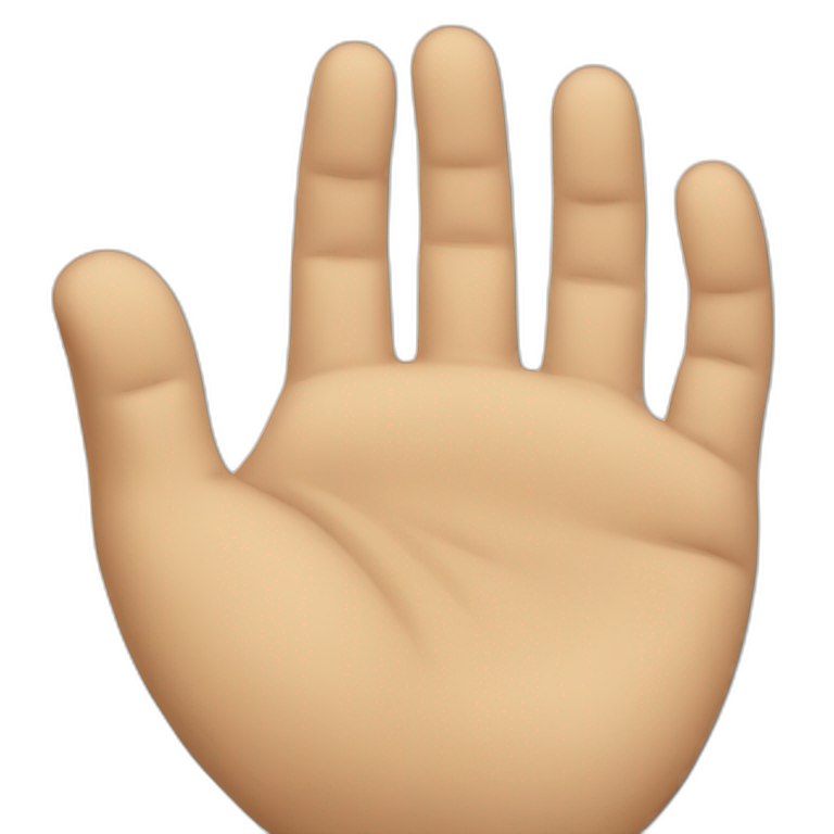 10 fingers hand emoji