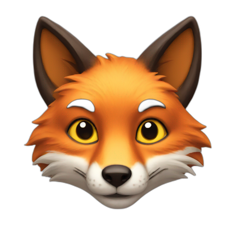 awesome fox emoji