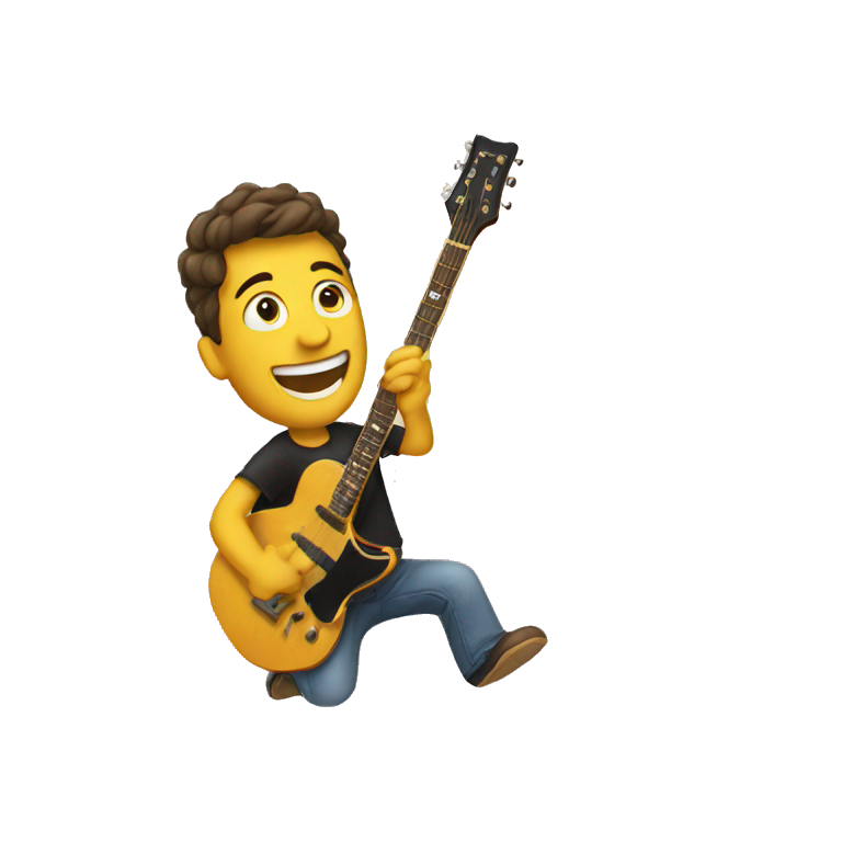 guitar man emoji