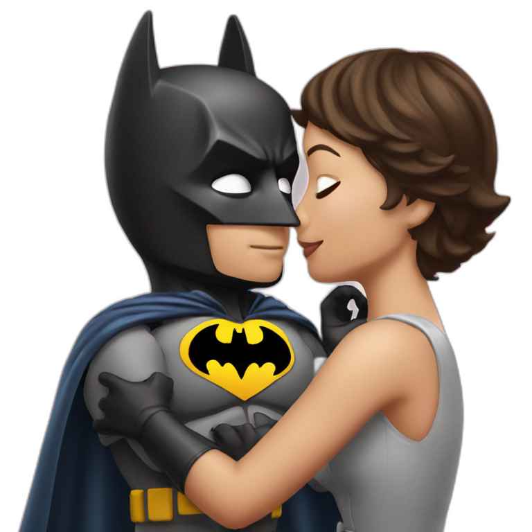 Batman kissing heart emoji