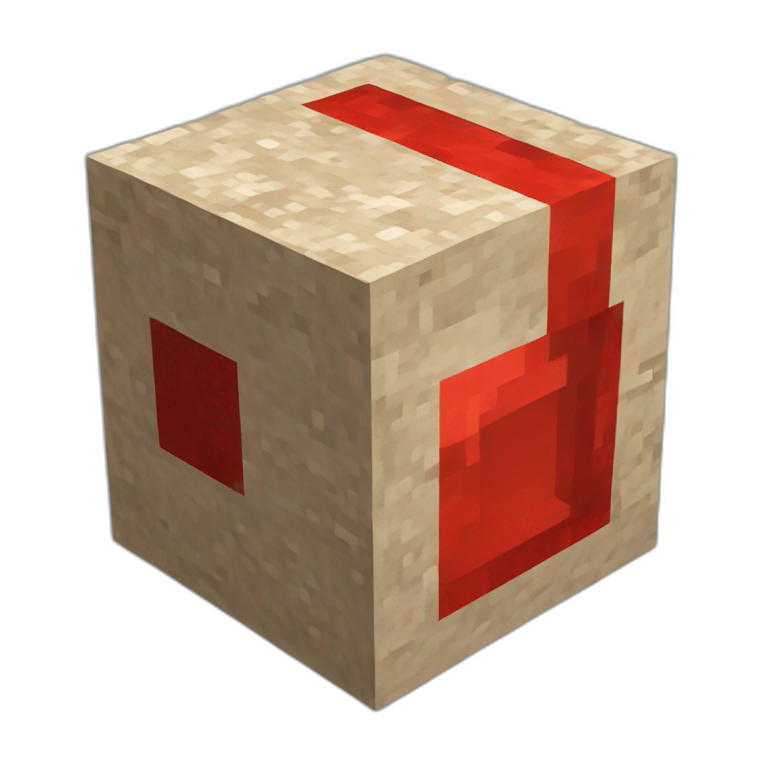 Minecraft redstone emoji