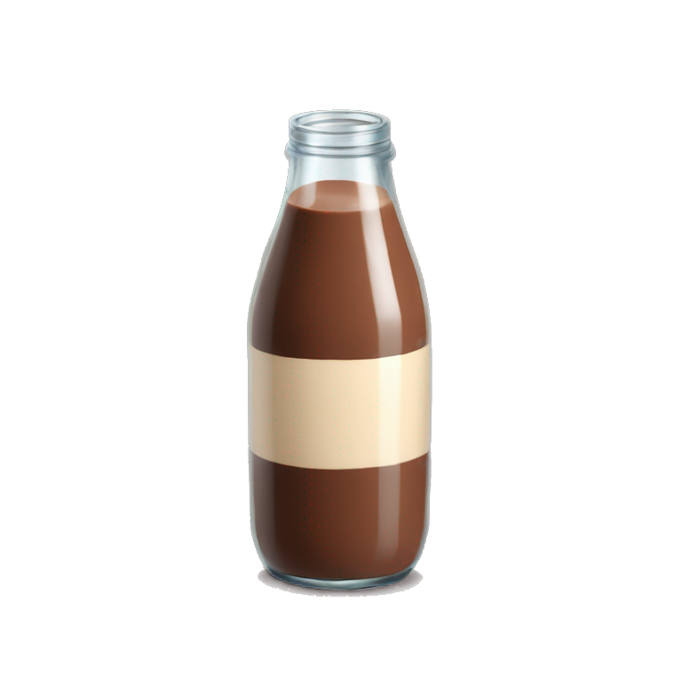 Chocolate Milk bottle emoji