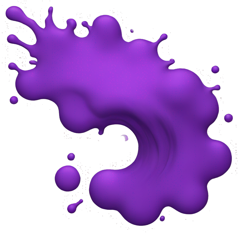 purple paint splash emoji