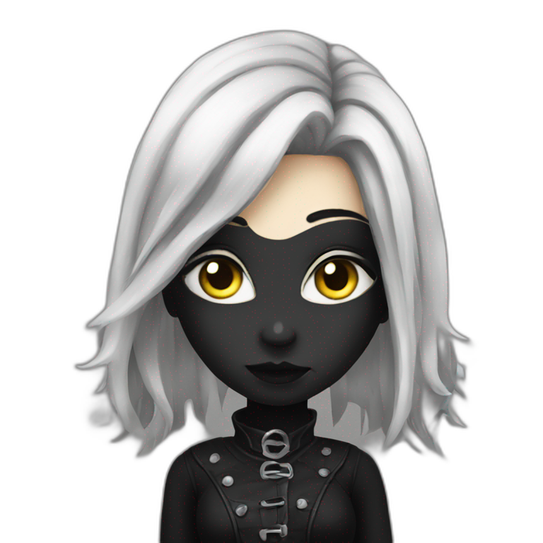 goth-girl emoji