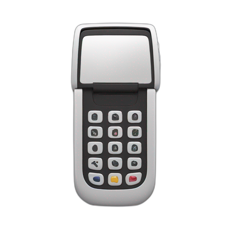 flip phone clamshell design emoji