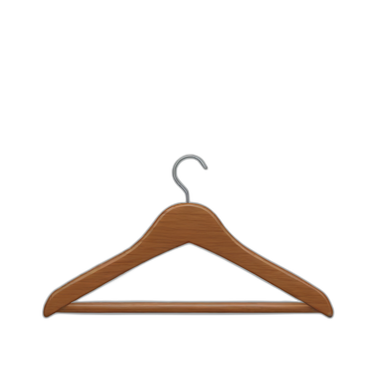 wood hanger emoji