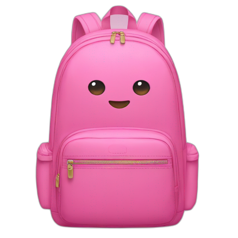 Girly backpack emoji