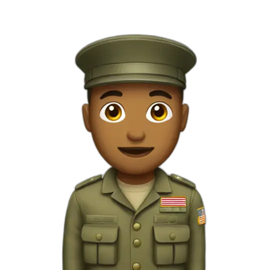 comando solider saluting emoji