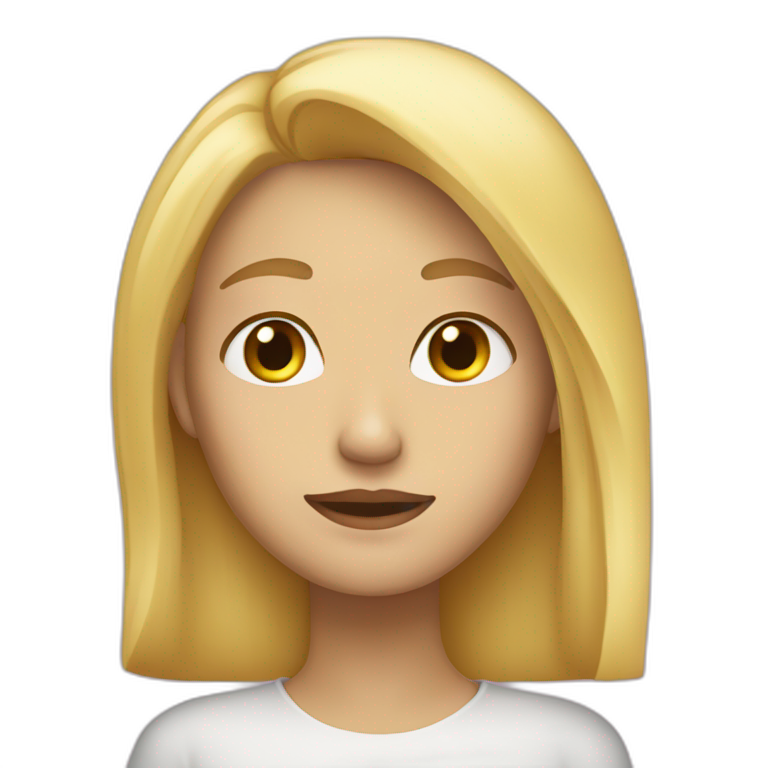 blonde-haired-girl-the-distrustful-face-the-sign-with-the-thoughts-What? emoji