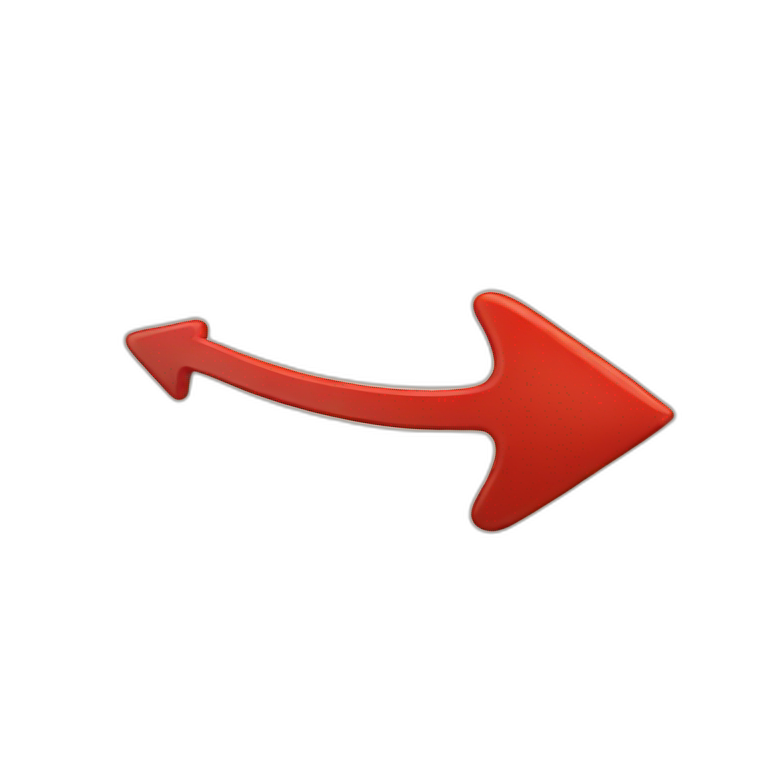a red arrow emoji