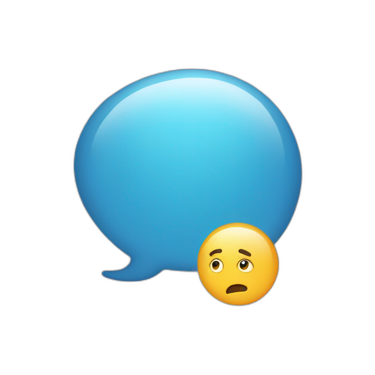 thinking bubble emoji