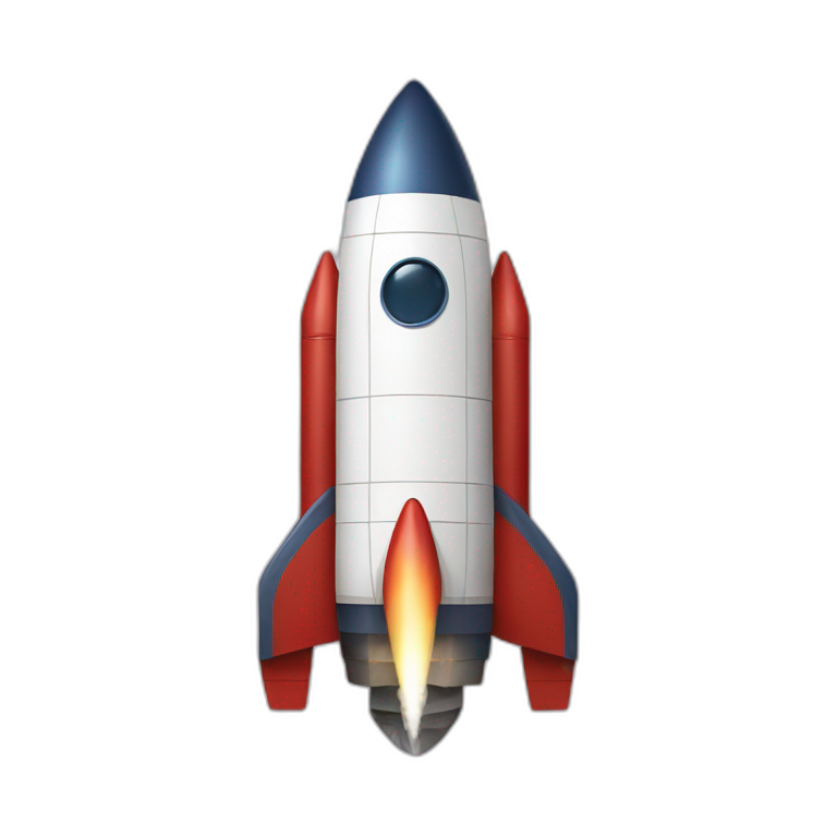 Rocket To the moon emoji