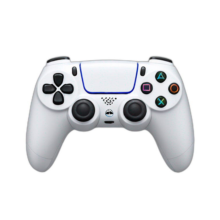 Ps5 controller/white emoji