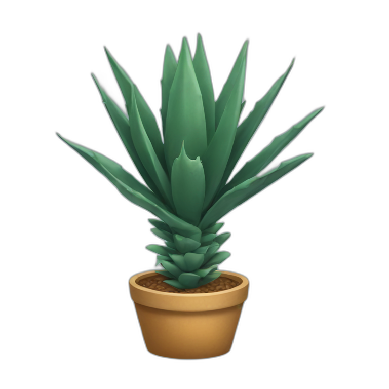 agave bush emoji